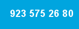 923 575 26 80 923 575 26 80